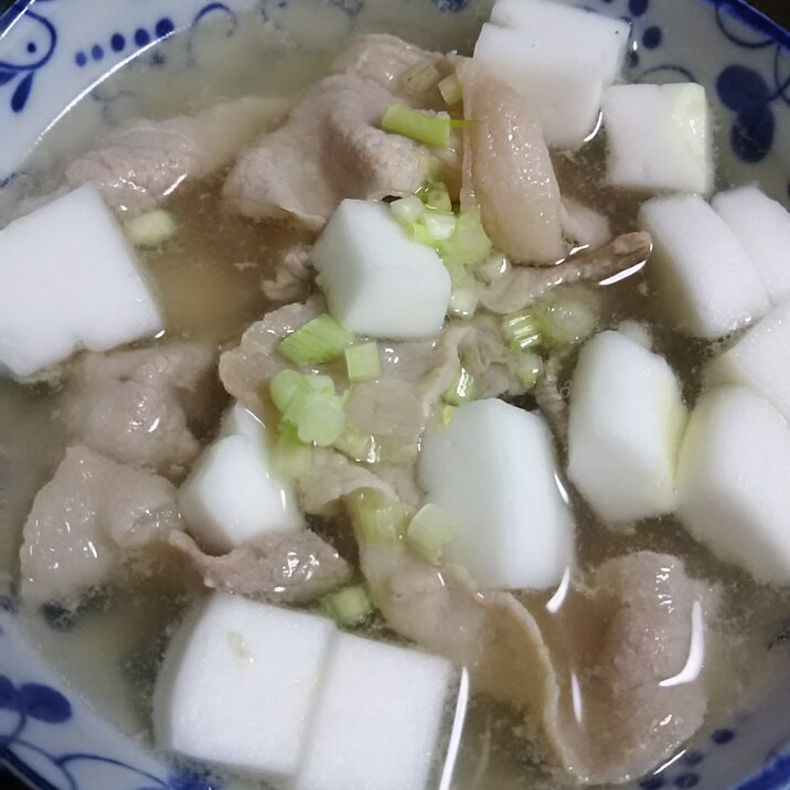 豚肉と白はんぺんのしょうがスープ(^^)